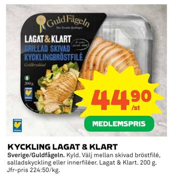 Coop Kyckling lagat & klart erbjuda