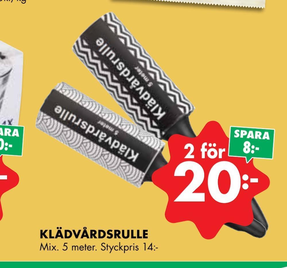 ÖoB Klädvårdsrulle erbjuda