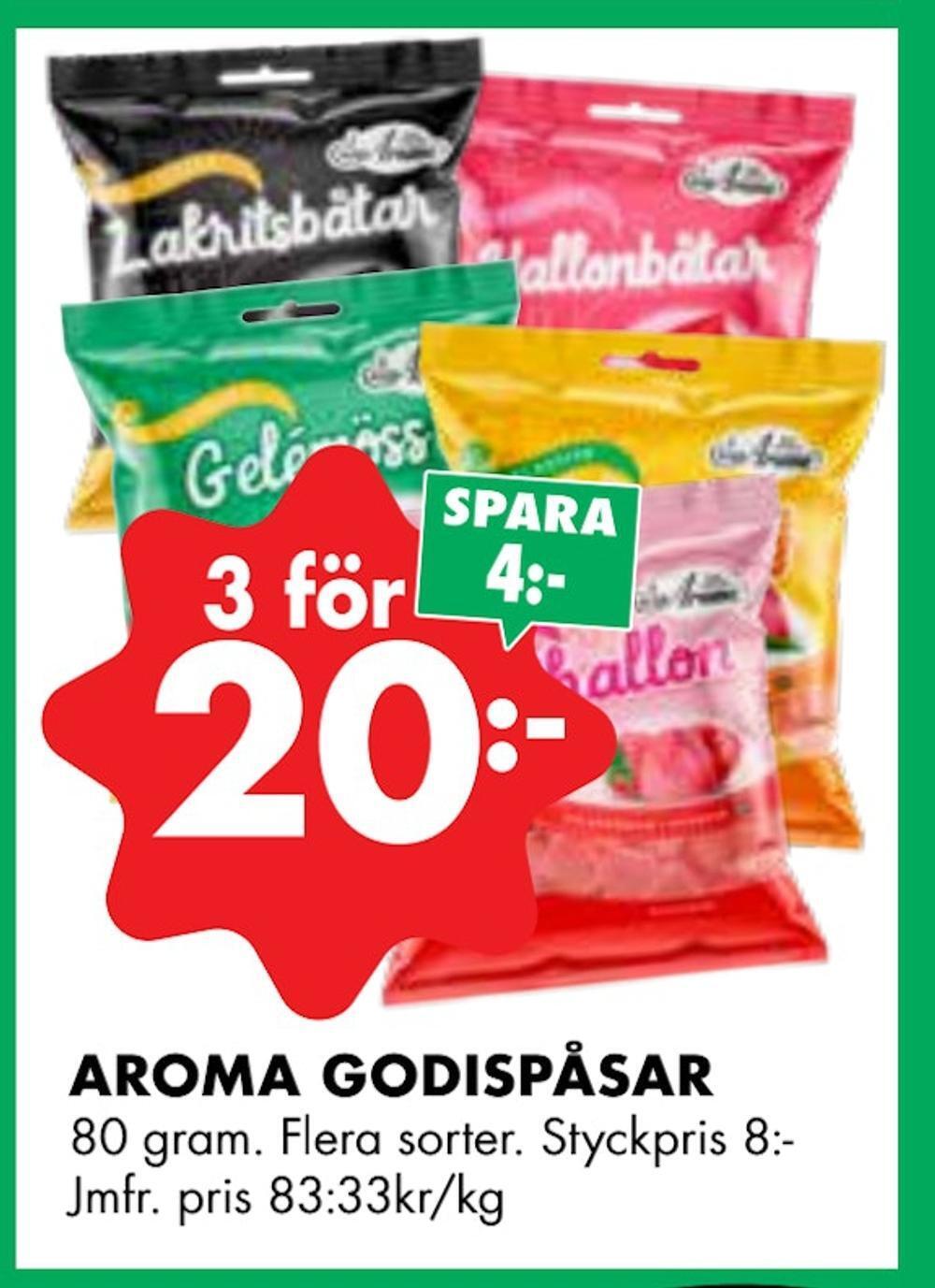 ÖoB Aroma godispåsar erbjuda