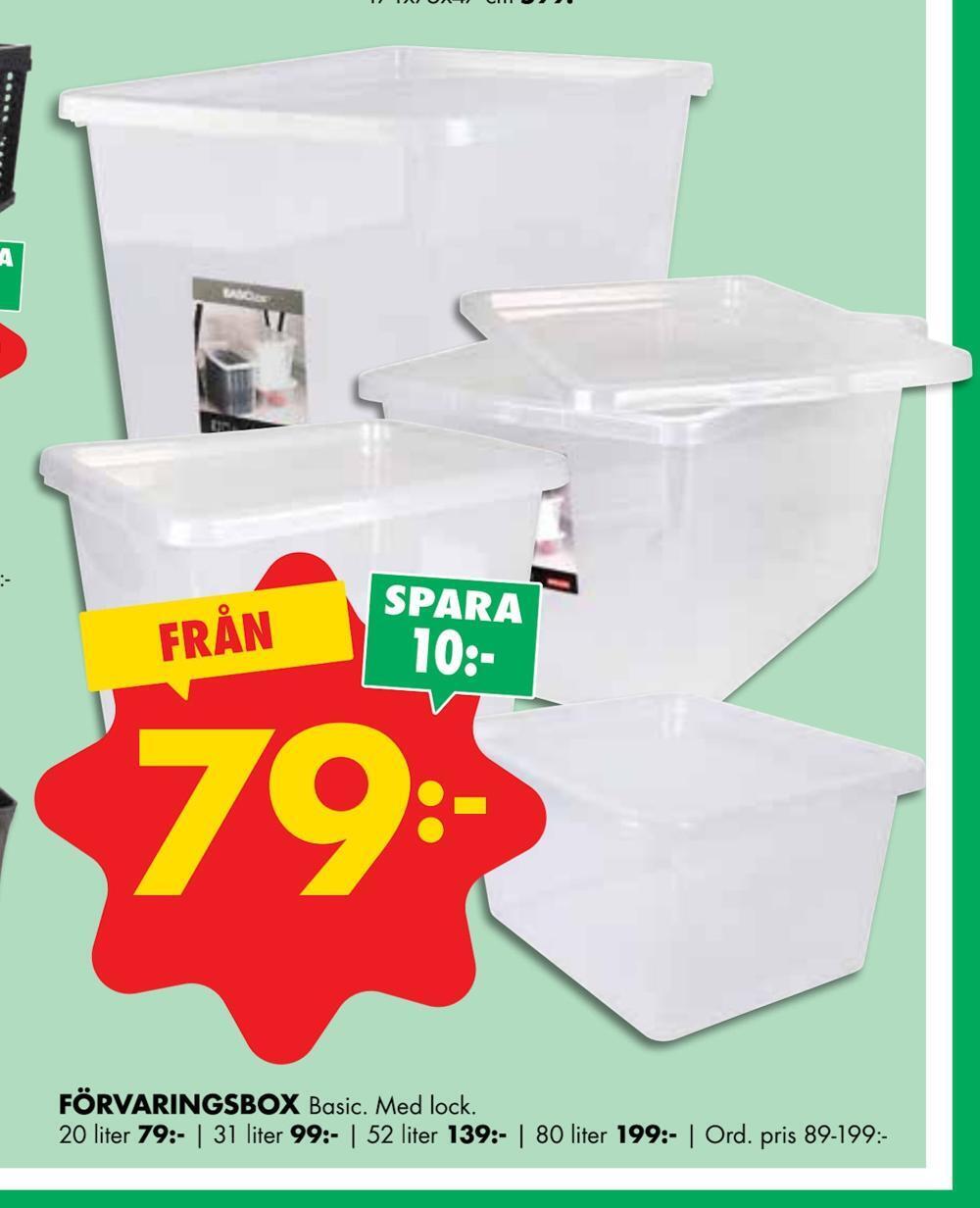 ÖoB Förvaringsbox erbjuda