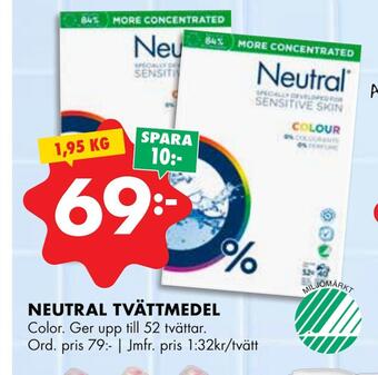 ÖoB Neutral tvättmedel erbjuda