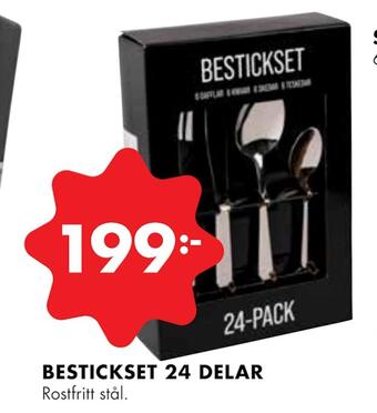 ÖoB Bestickset 24 delar erbjuda