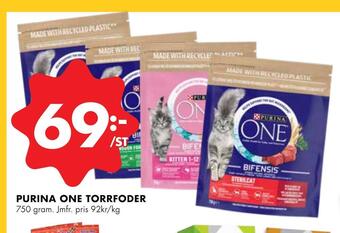 ÖoB Purina one torrfoder erbjuda