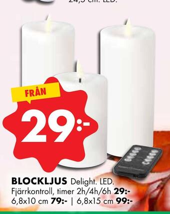 ÖoB Blockljus erbjuda