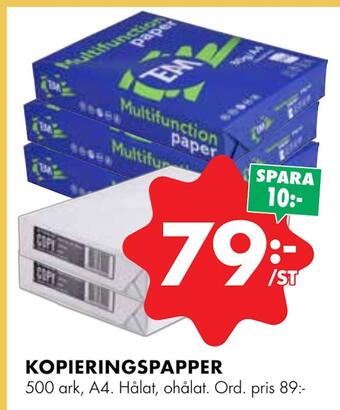 ÖoB Kopieringspapper erbjuda
