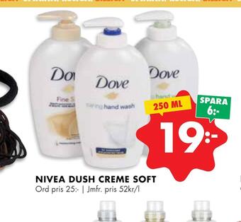 ÖoB Nivea dush creme soft erbjuda