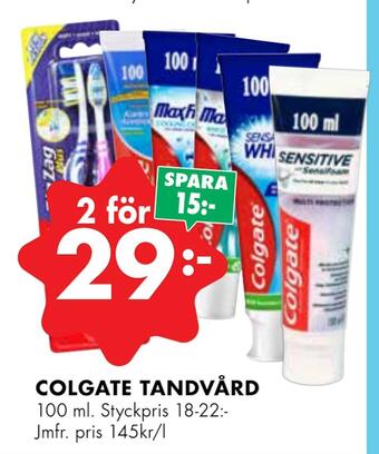 ÖoB Colgate tandvård erbjuda