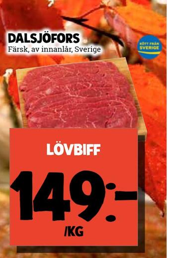 MatArket Lövbiff erbjuda