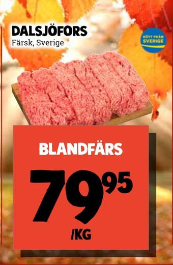 MatArket Blandfärs erbjuda