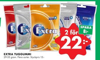 ÖoB Extra tuggummi erbjuda