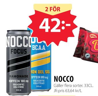Handlar'n Nocco erbjuda
