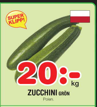 Nya Pulsen Zucchini erbjuda