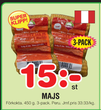 Nya Pulsen Majs erbjuda
