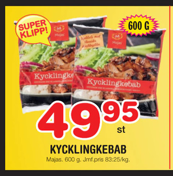 Kycklingkebab