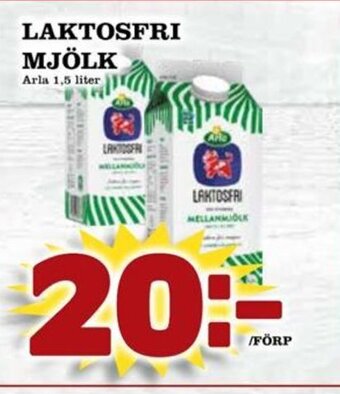 Matdax LAKTOSFRI MJÖLK erbjuda