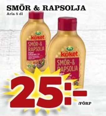 Matdax SMÖR & RAPSOLJA erbjuda