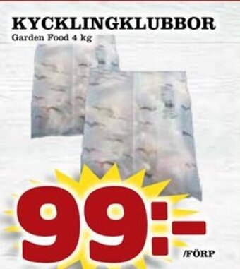 Matdax KYCKLINGKLUBBOR erbjuda