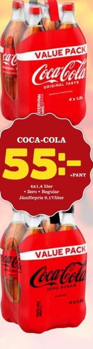 Nelins COCA-COLA erbjuda