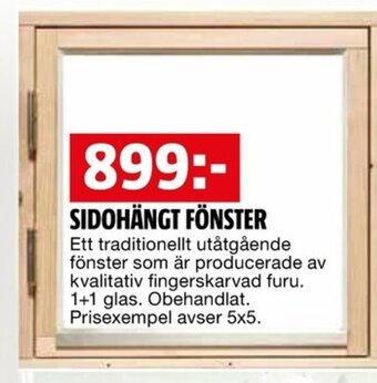 Bauhaus SIDOHÄNGT FÖNSTER erbjuda