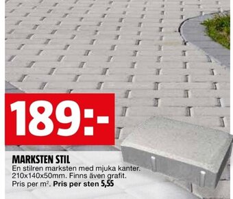 Bauhaus MARKSTEN STIL erbjuda