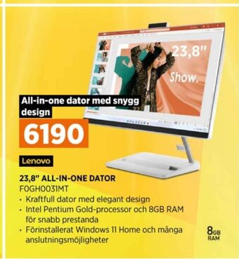 Power Lenovo pc erbjuda