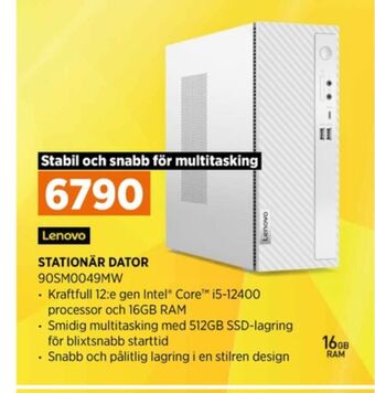 Power Lenovo pc erbjuda
