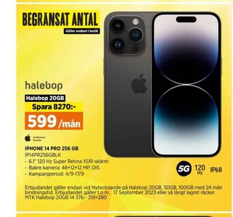 Power Iphone 14 pro imageannons erbjuda