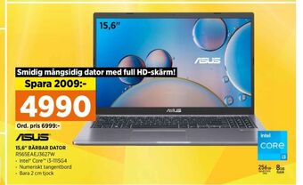 Power Asus laptop erbjuda