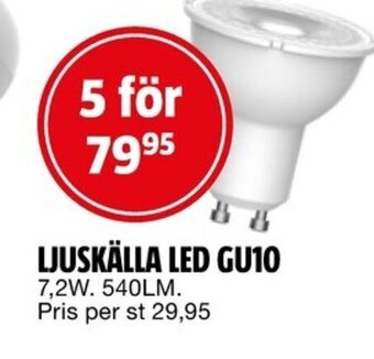 Bauhaus LJUSKÄLLA LED GU10 erbjuda