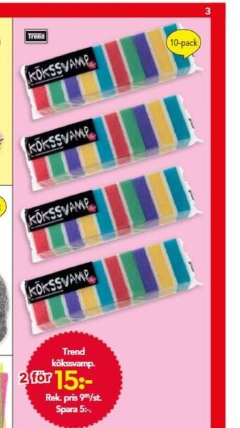 Bo Ohlsson Trend kökssvamp erbjuda