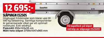 Bauhaus SLÄPVAGN ES250S erbjuda