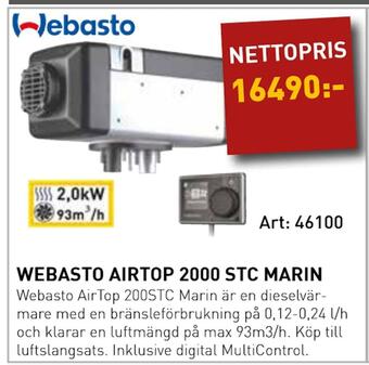 Webasto airtop 2000 stc marin