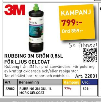 SeaSea Rubbing 3m grön 0,86l för ljus gelcoat erbjuda