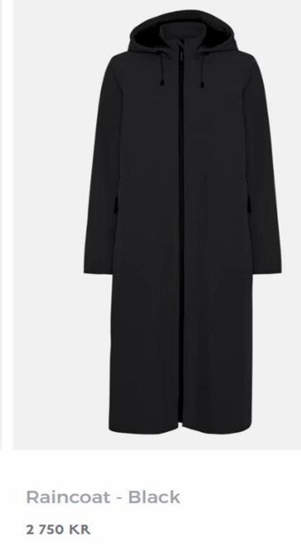 Ilse Jacobsen Raincoat - Black erbjuda