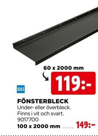 Jem&Fix FÖNSTERBLECK erbjuda