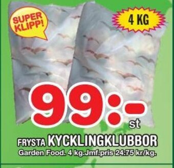Nya Pulsen FRYSTA KYCKLINGKLUBBOR erbjuda