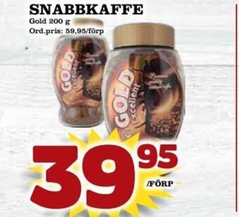 Supergrossen SNABBKAFFE erbjuda