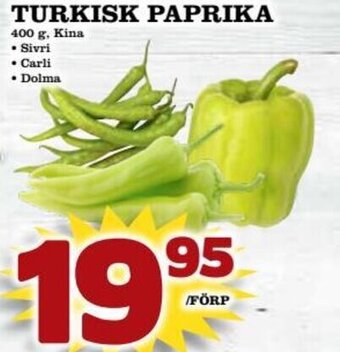 Supergrossen TURKISK PAPRIKA erbjuda