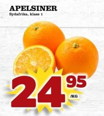 Supergrossen APELSINER erbjuda