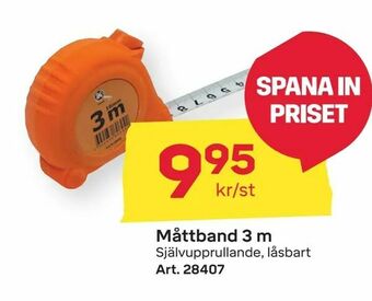 Byggmax Måttband 3 m erbjuda