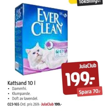 Jula Ever clean kattsand erbjuda