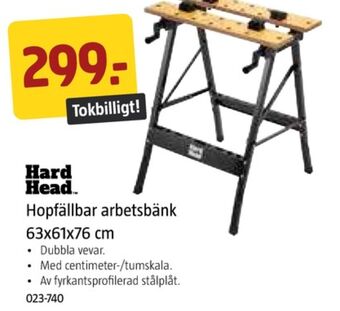Jula Hard head arbetsbock erbjuda
