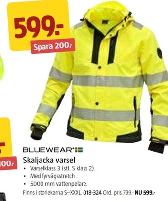 Jula Bluewear arbetsjackor erbjuda