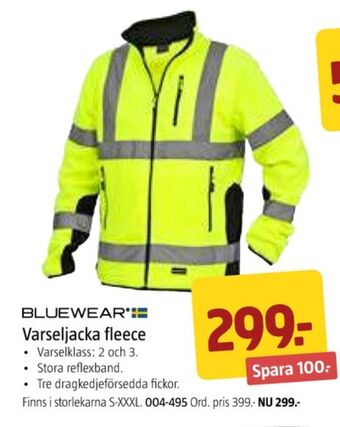 Jula Bluewear arbetsjackor erbjuda