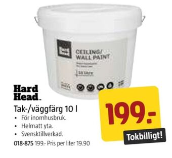 Jula Hard head målarfärg erbjuda