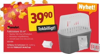 Jula Anslut fuktslukare erbjuda