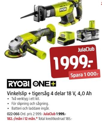 Jula Ryobi verktygsset erbjuda