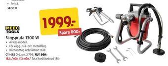 Jula Meec tools färgspruta erbjuda