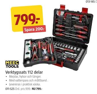 Jula Verktygssats 112 delar erbjuda