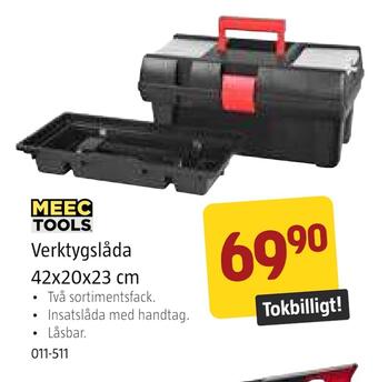Jula Verktygslåda 42x20x23 cm erbjuda